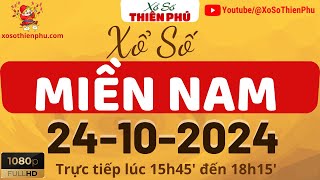 Xổ Số Miền Nam Thiên Phú 24102024  Trực Tiếp XSMN Thứ 5 Ngày 24 Tháng 10 Năm 2024 [upl. by Eenitsed]