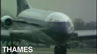 BOAC Speedbird VC10 take off  Thames TV  1970 [upl. by Laddie]