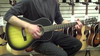 Fender CP 100 Parlor Acoustic Guitar Demonstration at iiMusic Glenrothes [upl. by Lsil778]