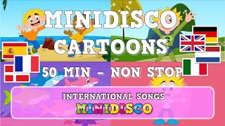 MINIDISCO HOLIDAY SONGS  NON STOP  Kids Songs  International Version  Mini Disco [upl. by Ibib53]