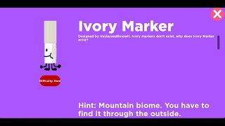 How to find Ivory Marker  Find The Markers [upl. by Northey]