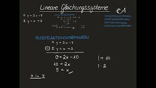 Mathe 10 Lineare Gleichungssysteme [upl. by Ainoet545]