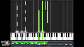 Battle Xerneas Yveltal Zygarde Simplified Piano Arrangement [upl. by Yesdnik174]