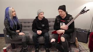 Interview Arch Enemy Alissa WhiteGluz and Michael Amott [upl. by Ingram]