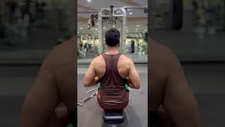 Seated rowing best back exercise try this gym fitness trending youtube yshorts [upl. by Ekal]