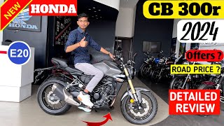 🎉2024 New Honda CB 300R  New Changes  On Road Price  Mileage  Detail Review in Hindi 🥰 [upl. by Rengia879]