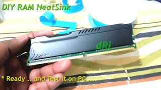 DIY Attach DDR4 RAM HeatSink [upl. by Affay215]