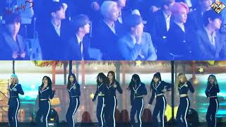 20190424 BTS Reaction to Twice Performance  TMA [upl. by Rodmun395]