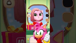 AMY ROSE  My Talking Angela 2 shorts mytalkingangela2 cosplay amyrosethehedgehog [upl. by Swayder]