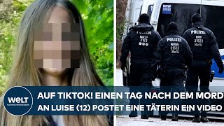 FREUDENBERG Auf Tiktok Einen Tag nach dem Mord an Luise 12 postet eine Täterin ein Tanzvideo [upl. by Endys]