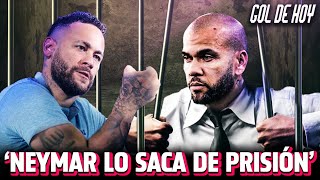 NEYMAR AYUDA a DANI ALVES a salir de PRlSlÓN  MESSl “ENLOQUECE”  goldehoy [upl. by Nnairret190]