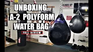 AQUA PUNCHING BAG UNBOXING AND DEMO WATER BUOY POLYFORM [upl. by Bernardine80]