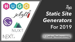 Top Static Site Generators For 2019 [upl. by Inaej]