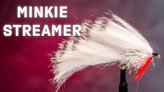 Minkie Streamer Fly  Easy Zonker Pattern  Fly Tying Tutorial [upl. by Etnomaj]