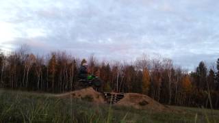 Taotao 125cc chinese atv jump [upl. by Hairim350]