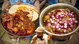 Rajasthan की ये UNIQUE MUTTON RECIPE 🔥 कभी खाई है दो प्याज़ लाल मिर्च🌶️  Jaipur Food Tour [upl. by Ellah141]