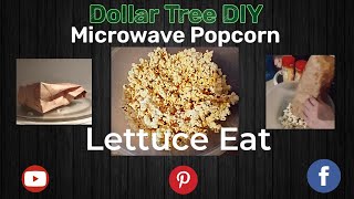 Dollar Tree Microwave Popcorn popcorn dollartree snack lettuceeat [upl. by Oemor74]