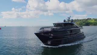 Princess Yachts X95  Flythrough Tour 😃 [upl. by Philipson]