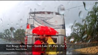 Fort Bragg Army Base  Smith Lake RV Park Part 1  Fayetteville North Carolina [upl. by Egin]