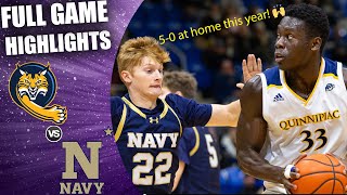 Quinnipiac vs Navy FULL GAME  NCAA Mens Basketball 2023 [upl. by Ardeid989]