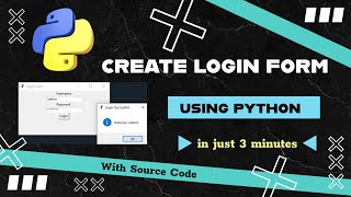 Create a Login form in Python pythonprojects [upl. by Staffan]