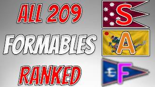 All 209 Formables RANKED in Rise of Nations [upl. by Antoinette597]