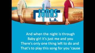 Jonas Brothers  Chillin In The Summertime Lyrics [upl. by Lanta]