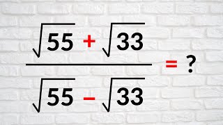 A Nice Square Root Algebra Simplification [upl. by Kotto]