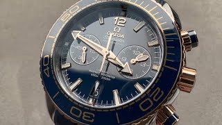 Omega Seamaster Planet Ocean 600M Chronograph 21523465103001 Omega Watch Review [upl. by Oilicec946]