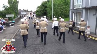 Magheraveely FB  Ballinamallard Accordion Band Parade 2024 [upl. by Htieh289]