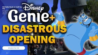 DISASTROUS opening day for Genie Plus at Disneyland [upl. by Harragan152]