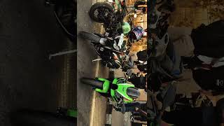 Kawasaki ninja H2 sound in brocks exhaust Ninjah2 kawasakininjah2 viral h2 shorts h2r 400 kj [upl. by Berck]