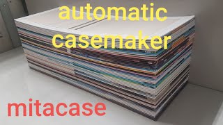 MITACASE  Automatische Buchdecken Produktion cover  AUTOMATIC CASEMAKER HARDCOVER [upl. by Heida]