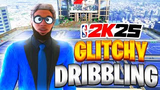 NBA 2K25 NEW GLITCHY DRIBBLE MOVES AND SPEEDBOOSTING GAMEPLAY [upl. by Ytsirk]