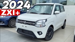 WAGON R 2024 ZXI PLUS TOP MODEL ₹81 Lakh ❤️ MARUTI SUZUKI WAGONR ZXI PLUS 2024 WHITE COLOUR 🔥 [upl. by Llenyar729]