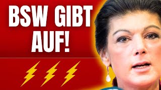 ⚡ BSW GIBT AUF⚡ [upl. by Gnilsia]