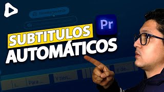 Cómo CREAR SUBTÍTULOS AUTOMÁTICOS En Premiere Pro  Super FÁCIL [upl. by Laurella]