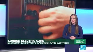 En Londres transforman vehículos antiguos en modelos eléctricos [upl. by Anay516]