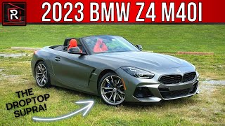 The 2023 BMW Z4 M40i Is Sweet Sounding HighPowered Roadster With GR Supra DNA [upl. by Normie]