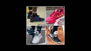 Evolution of Hardens basketball work shoes [upl. by Teirrah714]