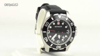 Wenger Aquagraph Divers Watch  Rubber Strap Band For Men [upl. by Tortosa]