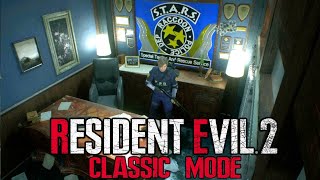 ラジコン操作の定点視点バイオRE2が新登場！先が見えないバイオはマジで怖い【RESIDENT EVIL 2 Classic mode】 [upl. by Ganny]