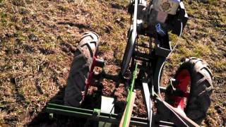 Planet Jr bp1 walk behind seeding onions 2 rows [upl. by Megen]