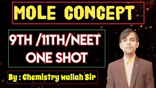 Mole Concept Class 11  Mole Concept One Shot  Mole Concept Tricks  Mole Concept Neet Jee [upl. by Soiritos]