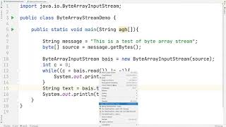 Byte Array Input Output Stream [upl. by Alcus]