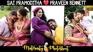 Sai Pramodithas Cute Maternity Photoshoot Video  Baby Bump  Bunny Boy arrived  Praveen Bennett [upl. by Nossila]