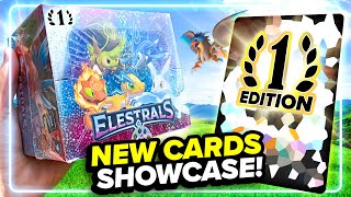 The FIRST EVER Elestrals Base Set 1st Edition Booster Box Opening [upl. by Litnahc]