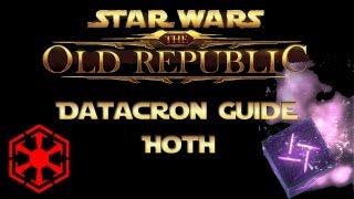 SWTOR  Datacron Guide  Hoth Empire [upl. by Netti]