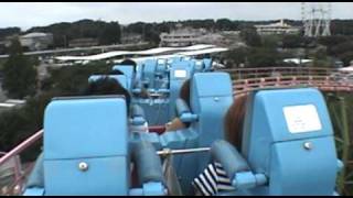 Momonga Standing and Loop Roller Coaster Onride POV Yomiuriland Japan [upl. by Irik]