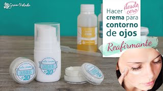 Hacer crema para contorno de ojos reafirmante desde cero [upl. by Issak]